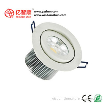 Rotatable Super quality recessed COB led downlight with 150mm cut